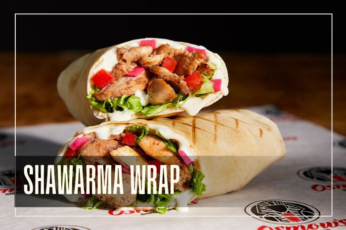 Shawarma Wrap - ẩm thực Jordan