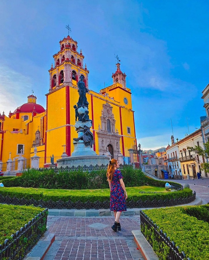 Quảng trường Plaza de Los Angeles - Thành phố Guanajuato