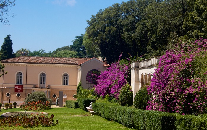 Vườn Villa Borghese có nhiều lối vào