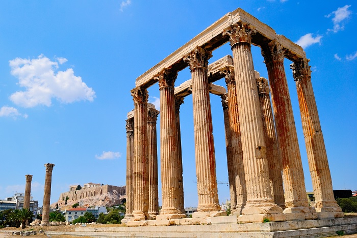 Đền thờ thần Olympian Zeus - di tích cổ ở Athens