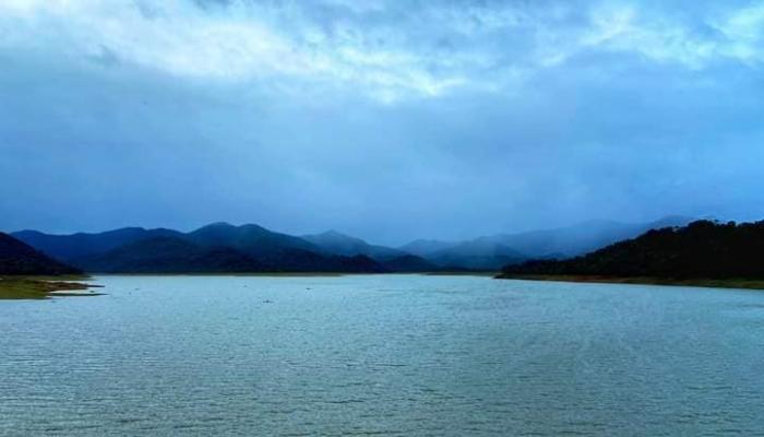 suối gần hồ Đá Trải Bình Định