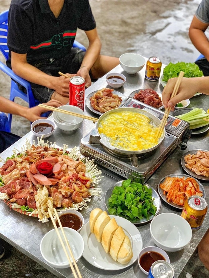 quán buffet ngon Nam Định - Quán nướng Huy Mập