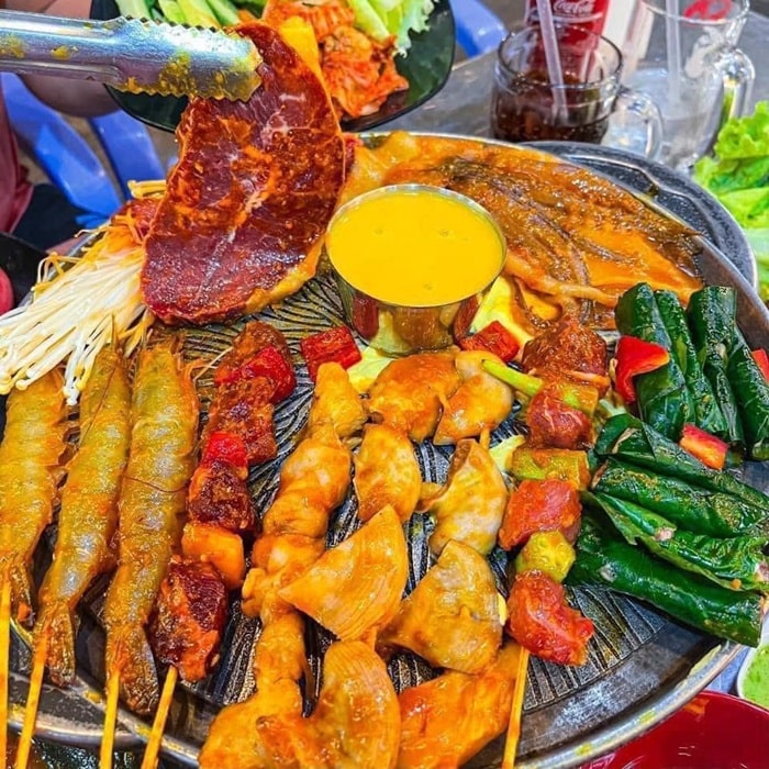 quán buffet ngon ở Bắc Giang - Hipot – Vườn Nướng BBQ Đình Trám  