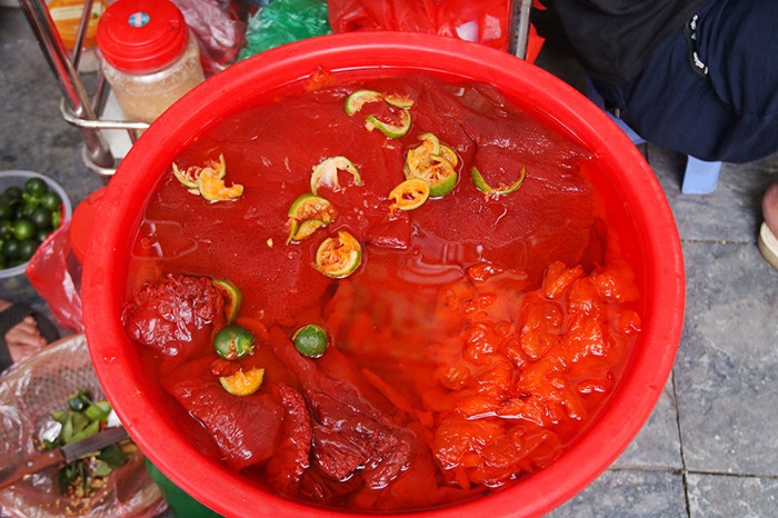 quán sứa đỏ ngon ở Hà Nội - hương vị 