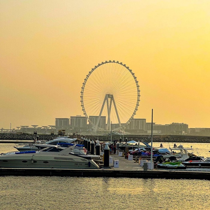Ain Dubai là vòng đu quay lớn nhất thế giới nằm ở Dubai
