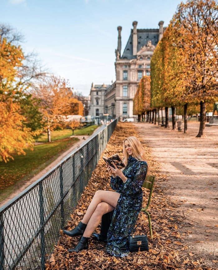 Thư giãn trong Vườn Tuileries