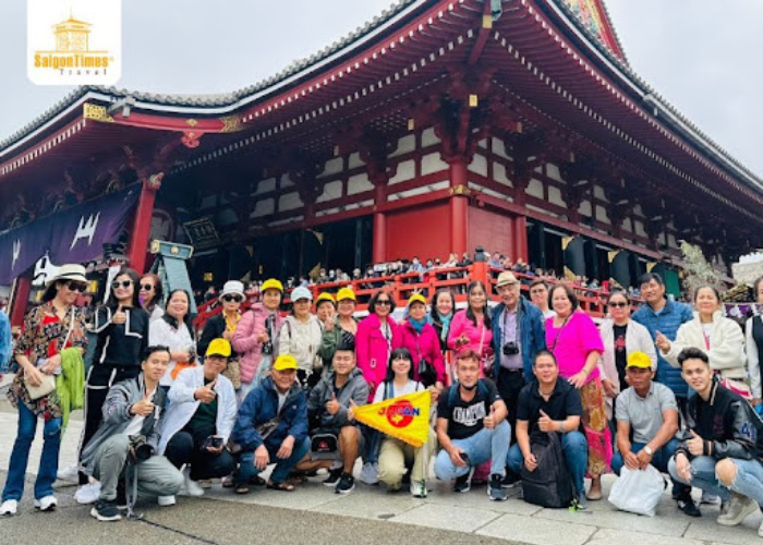 Đoàn Tour du lịch nước ngoài (du lịch Nhật Bản) cùng Saigontimes Travel