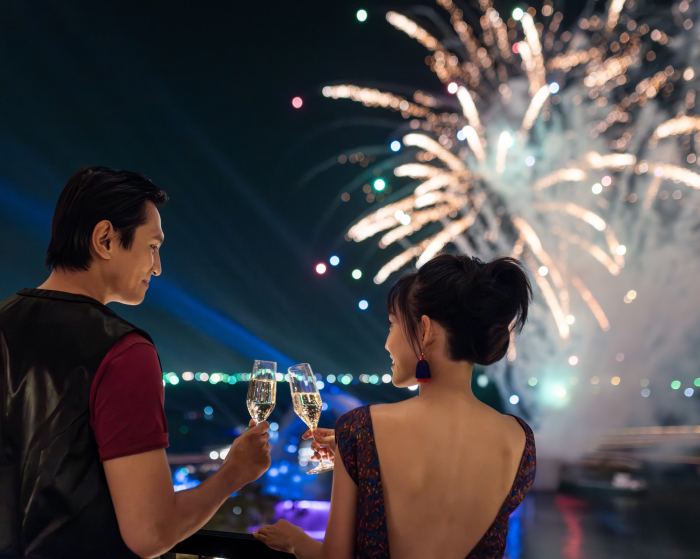 địa điểm ngắm pháo hoa ở Phú Quốc  Draft Beer Sunset Town