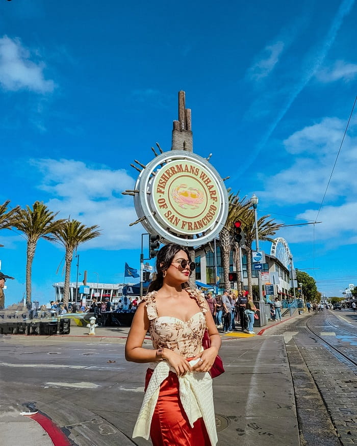 Bến tàu Fisherman's Wharf ở phố Lombard San Francisco Mỹ