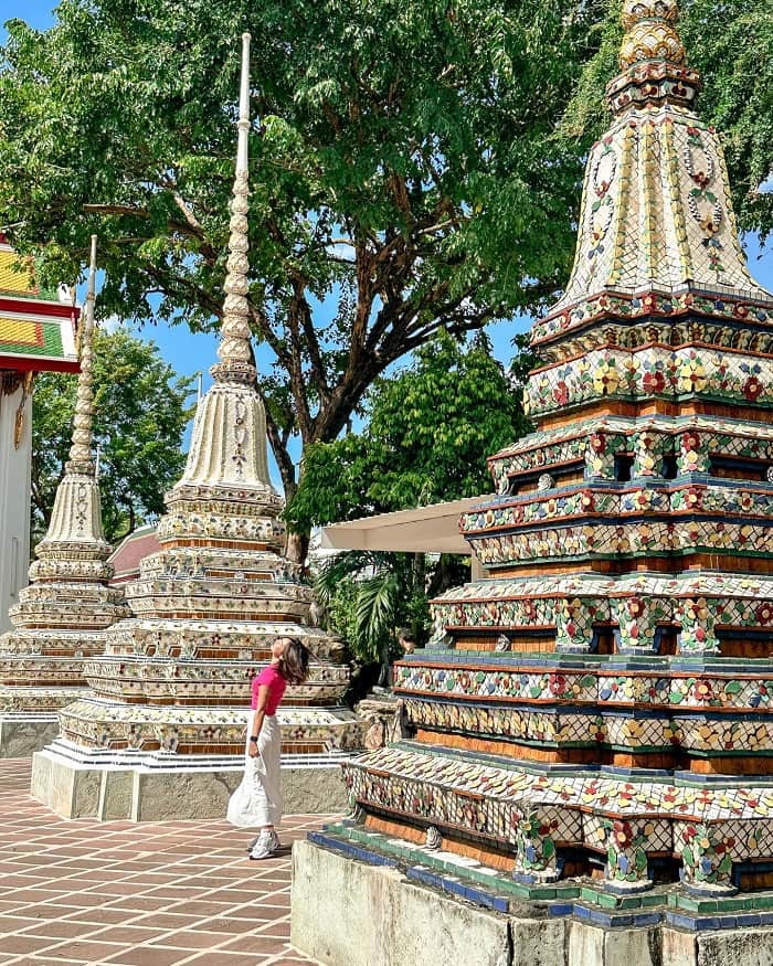 Chùa Đức Phật Wat Pho là điểm tham quan gần công viên Lumphini Thái Lan