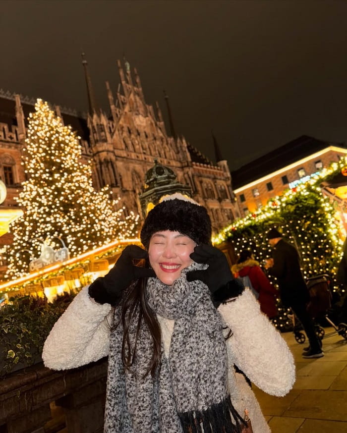 Lễ hội Giáng sinh ở quảng trường Marienplatz Đức