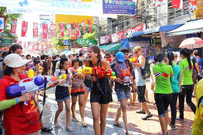 lễ hội Songkran Thái Lan