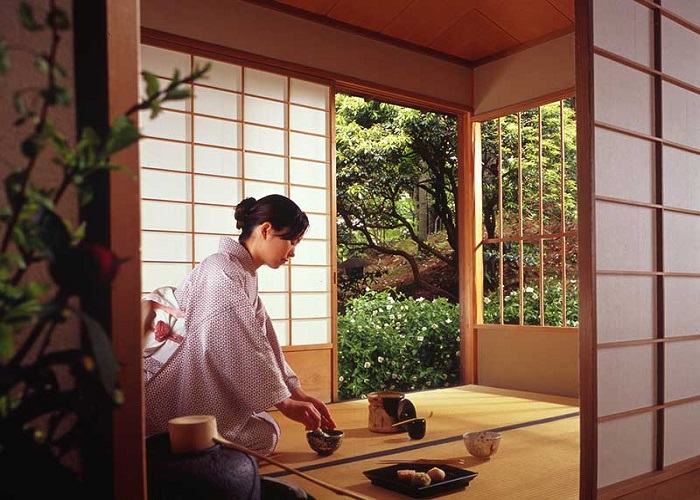 space to enjoy the Japanese tourism tea ceremony
