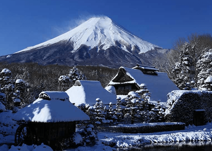  núi Phú Sỹ vào mùa đông