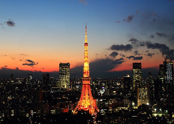 tháp truyền hình tokyo nhật bản
