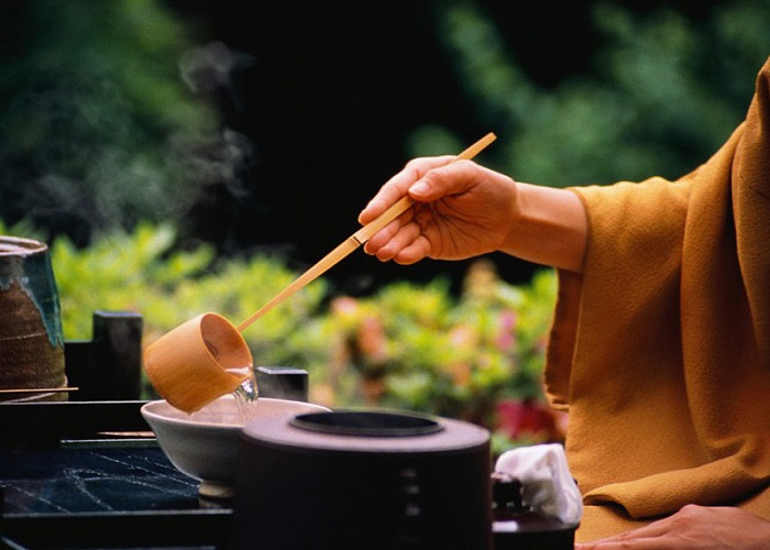 Japanese tourism tea ceremony