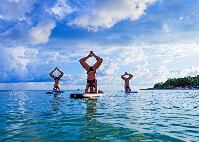 yoga trên đảo gili indonesia