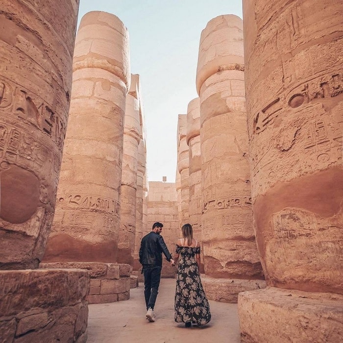 Ngỡ ngàng trước vẻ tráng lệ của đền Luxor Ai Cập