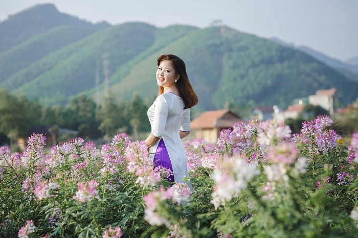Check in Quang Ninh cannot miss the flower paradise of Quang La!
