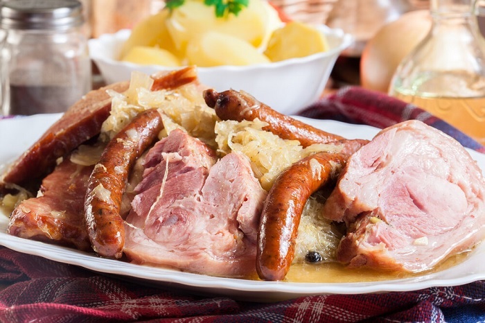 Choucroute Garnie - Typical French cuisine