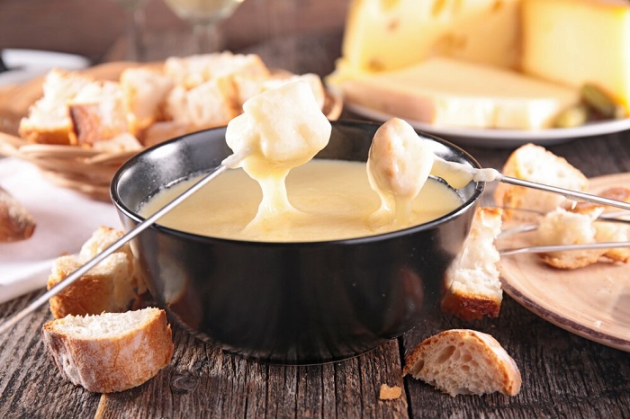 French fondue - Typical French cuisine