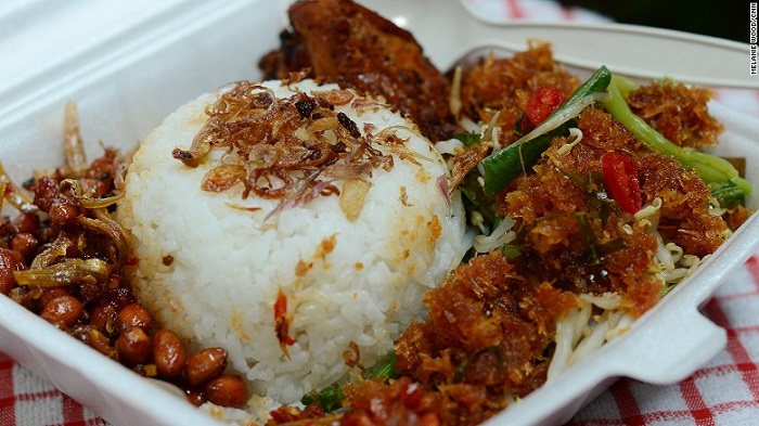 Món Nasi uduk - Món ăn Indonesia
