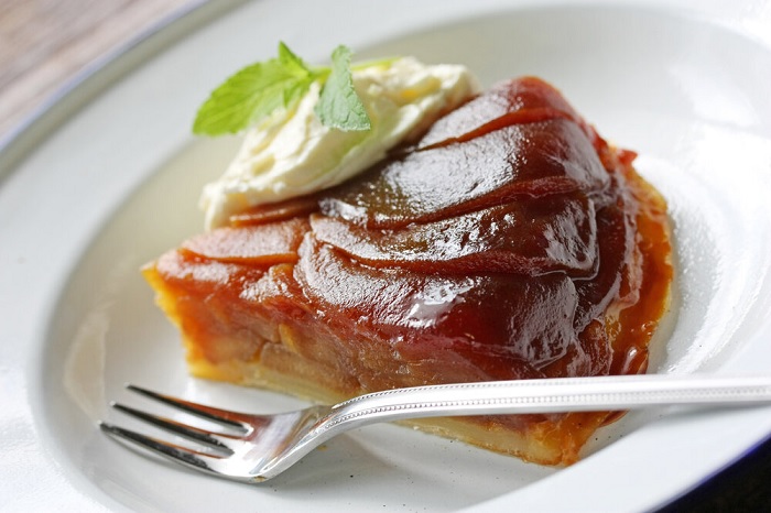 The most famous French apple dessert, Tarte Tatin - French cuisine