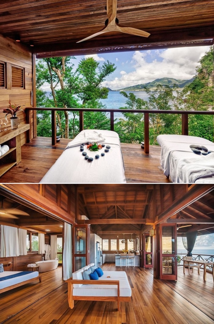 Phòng nghỉ trong khu nghỉ dưỡng hàng đầu ở Caribe - Top những khách sạn trên vách đá