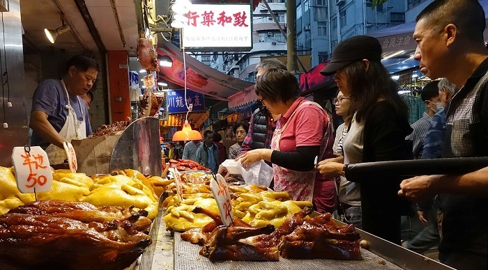Phố Nanking - Khu phố ẩm thực ở Hồng Kông