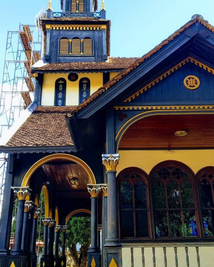 Beautiful architecture in Kon Tum