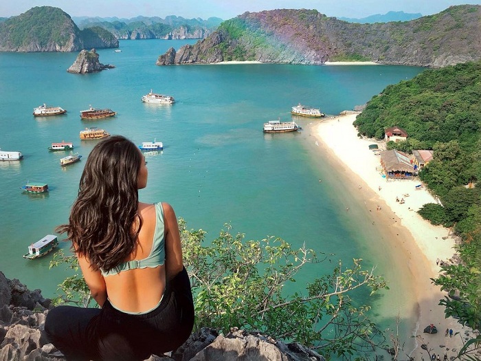 Cat Dua is a famous monkey island in Vietnam