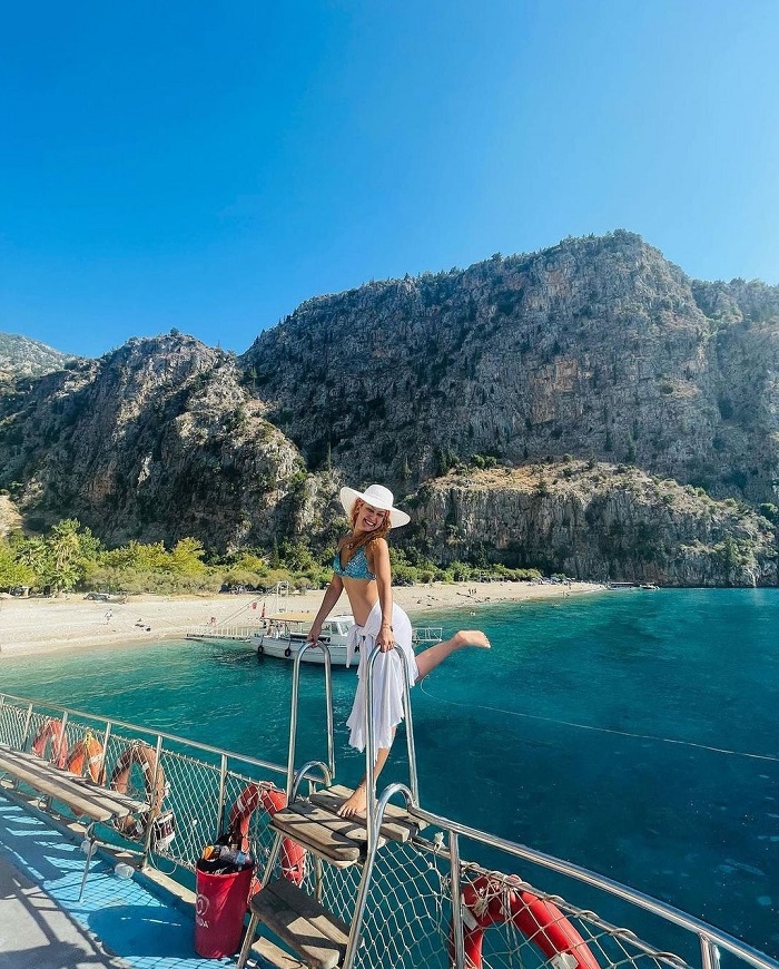 Ölüdeniz là nơi có nước màu xanh nhất ở Thổ Nhĩ Kỳ du lịch Fethiye