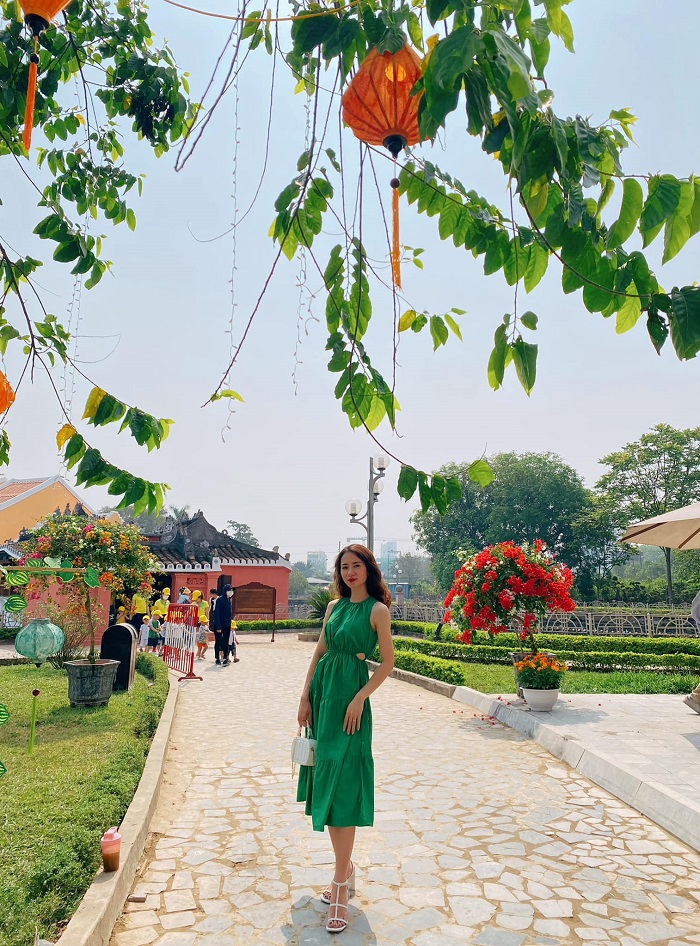 Khung cảnh xanh mát tại Công viên Hội An Thanh Hóa