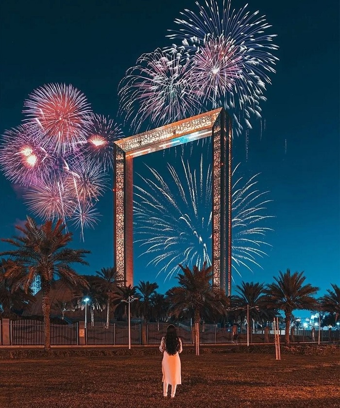 Khung hình Dubai nơi chụp ảnh đẹp ở Dubai