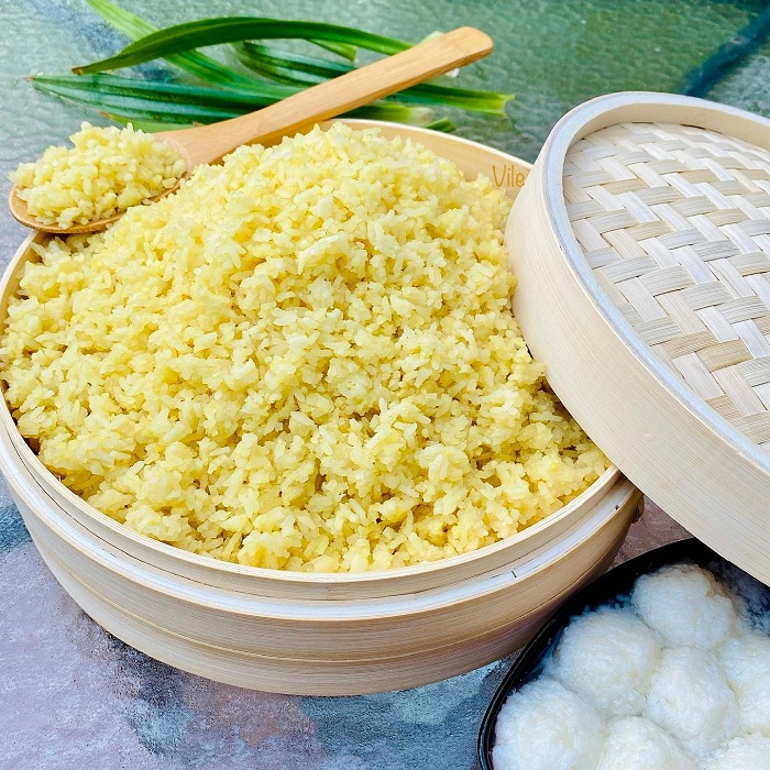 Sticky rice is a very delicious Vietnamese sticky rice dish