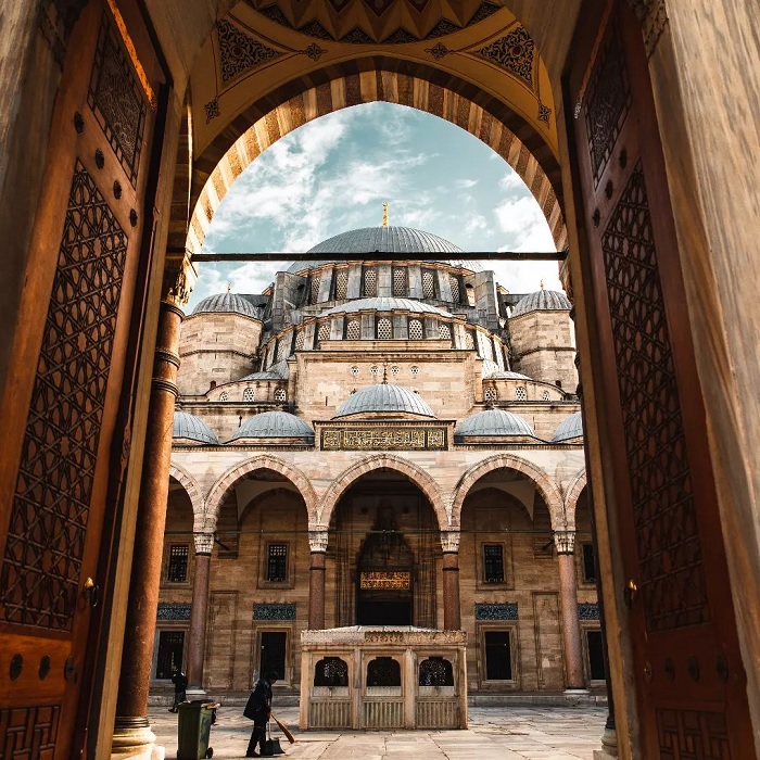 Nhà thờ Hồi giáo Xanh địa điểm chụp ảnh ở Istanbul