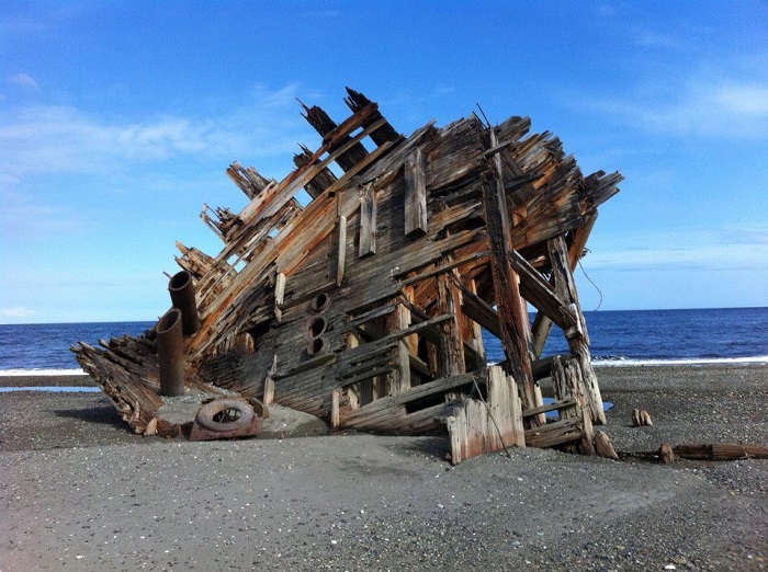 Xác tàu đắm Pesuta - Du lịch quần đảo Haida Gwaii
