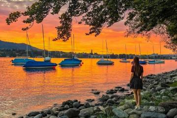 Tham quan những thắng cảnh đẹp nên thơ trên hồ Zurich Thụy Sĩ