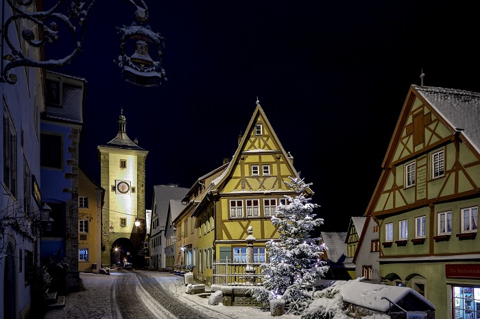 thị trấn cổ tích Rothenburg