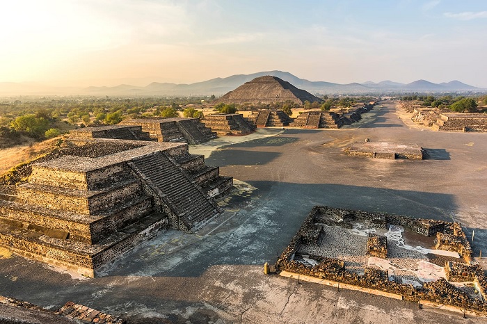 Kim tự tháp Teotihuacan là địa điểm khảo cổ ấn tượng nhất ở Mexico
