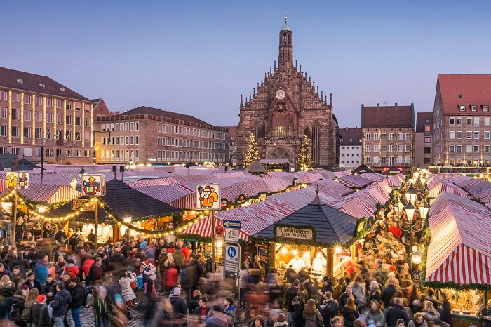 Chợ Giáng sinh Rothenburg thị trấn cổ tích Rothenburg