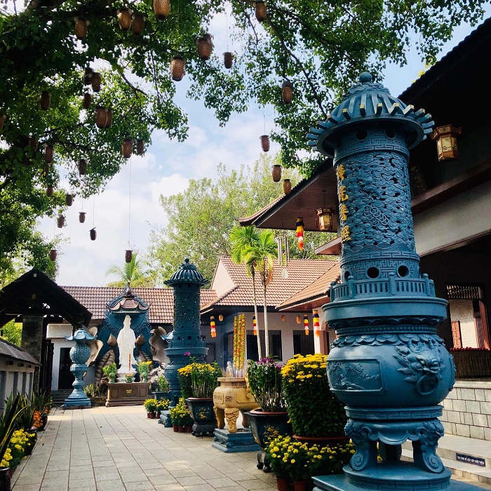chùa Phật Đà Hà Tiên điểm đến thu hút du khách ở Kiên Giang
