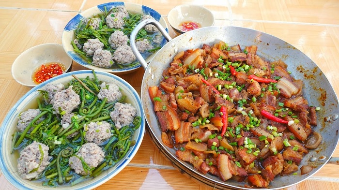 Món ngon kể từ đặc sản nổi tiếng đọt choại U Minh 