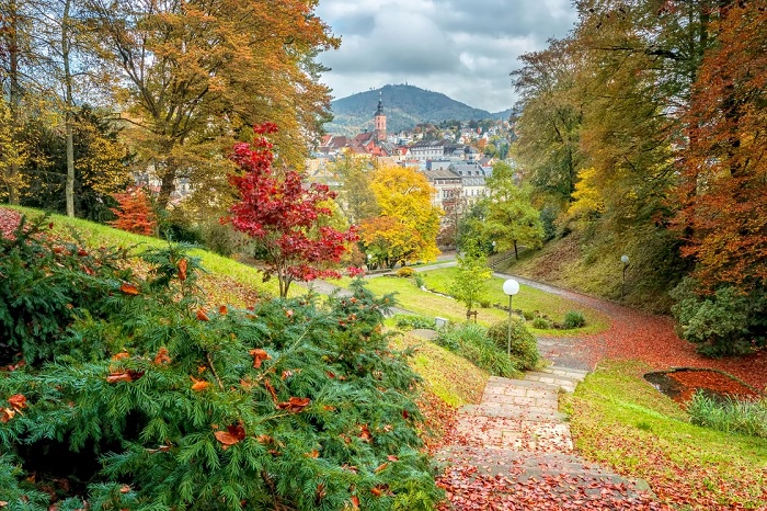 Phong cảnh mùa thu ở Baden-Baden - Các thị trấn Spa ở Châu Âu