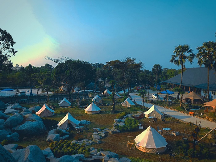 Review địa điểm cắm trại siêu hot ở An Giang - Ganesha Camping Ô Thum