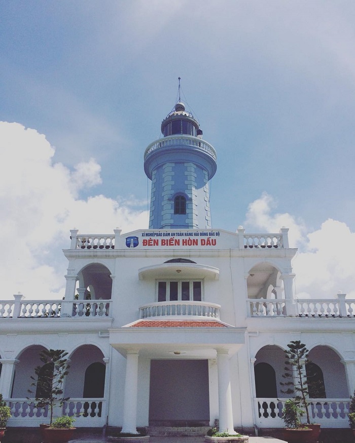 Hon Dau Lighthouse is a hundred-year-old lighthouse in Vietnam with beautiful architecture