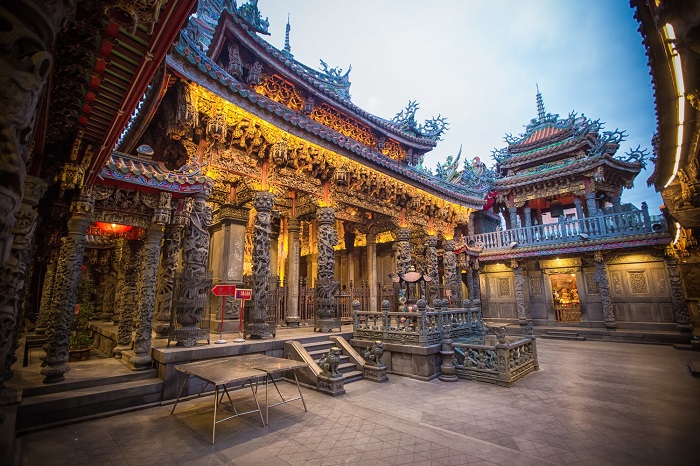 Kiến trúc ở đền Sanxia Zushi Đài Loan 