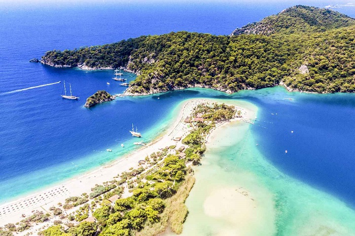 Đầm xanh, Oludeniz bãi biển đẹp nhất ở Thổ Nhĩ Kỳ