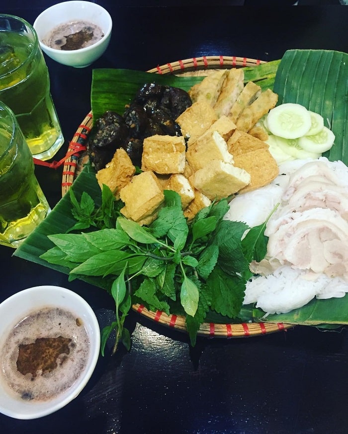 quán ăn ngon ở thành phố Thanh Hoá - bún đậu Cucku