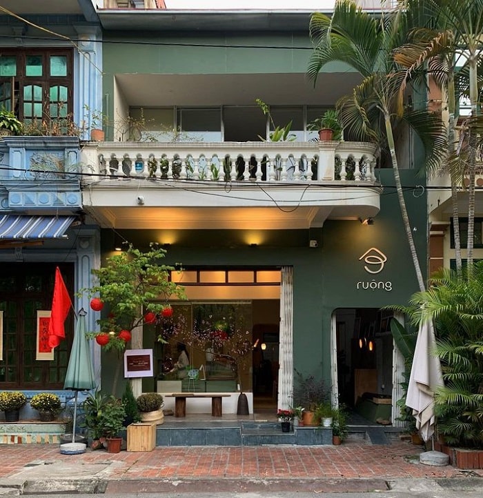 quán cafe view đẹp ở Bắc Ninh - Ruộng 